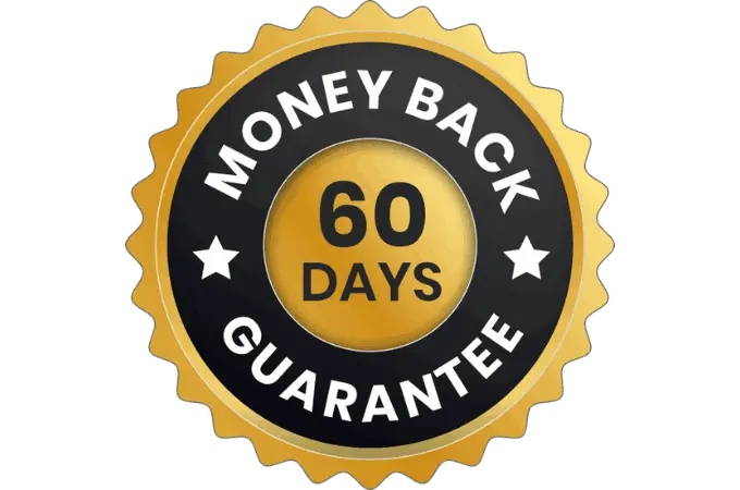 60-day money back guarantee
